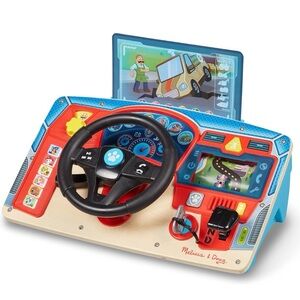 Melissa & Doug Blue and Red Interactive Driving Toy